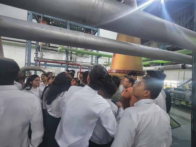 students at indri distillery