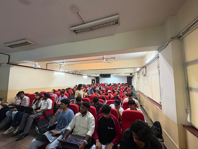 student hands on training