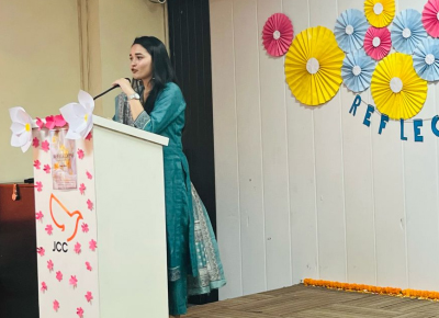 students in a career guidance session