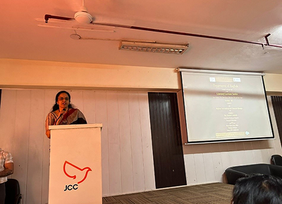 english department lecture JCC