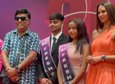 new students enjoying the 2024 fresher celebration