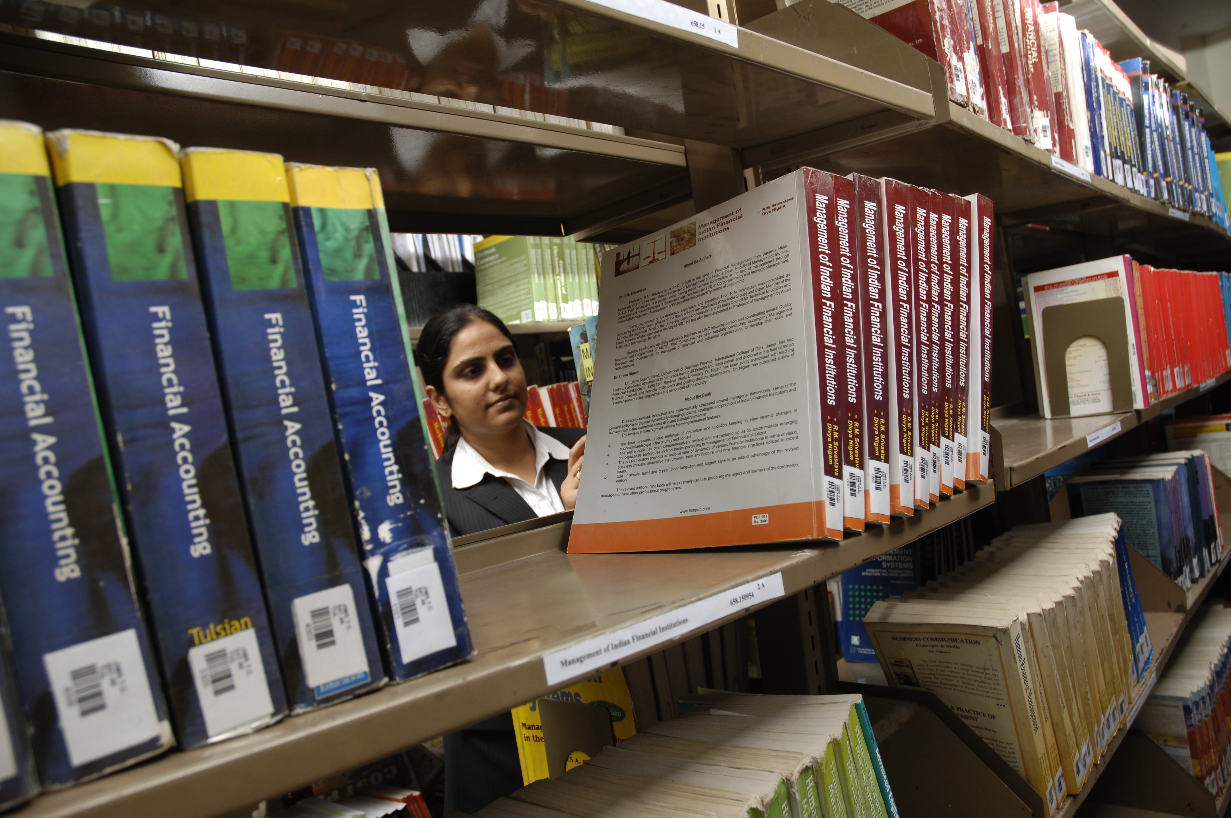 JIMS Rohini BBA library